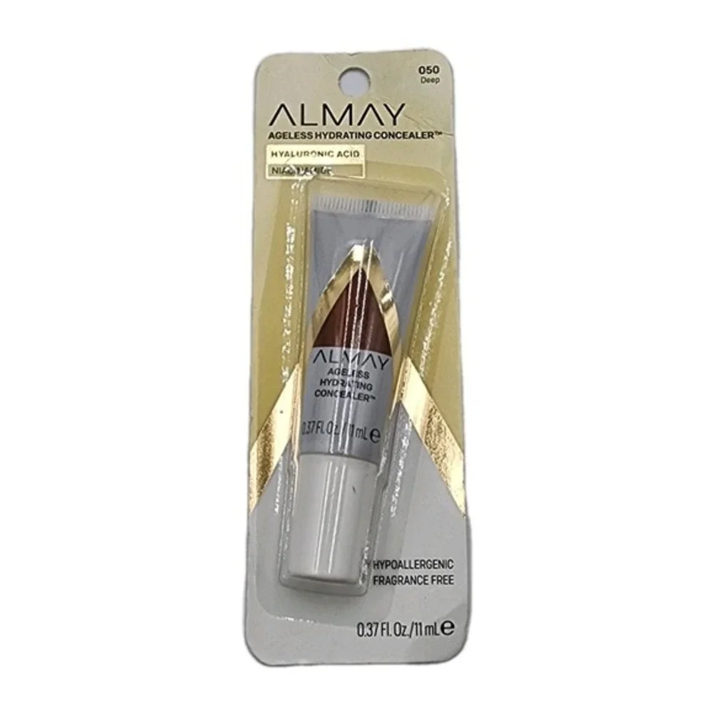 Almay Ageless Hydrating Concealer 050 Deep Hyaluronic Acid .37 Fl Oz New‎ in Box